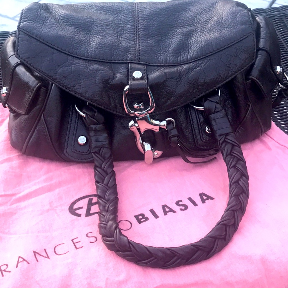 Francesco Biasia Dark Brown Leather purse